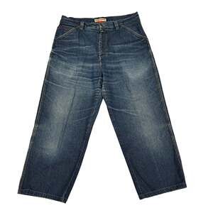 Willie Esco Men's Baggy Wide Leg Jeans Tagged 38 Measures 36x27 Blue